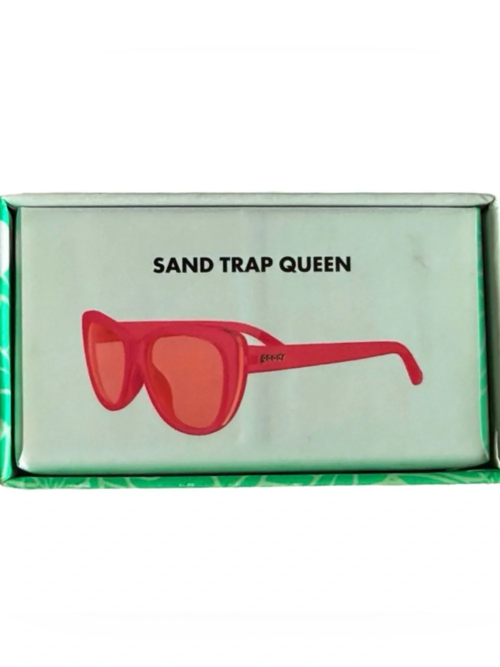goodr Sand Trap Queen Runway Polarized Sunglasses Pink NIB